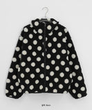 Ratmaru Dot Fleece Zip-Up Jumper