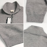 Unisex Cash Soft Knit Half Zip Up