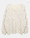 Nahi Boucle Loose Round Neck Knit
