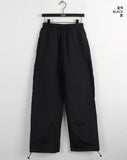 Mozni Baslock Nylon 2-Way Long Jogger Wide Pants
