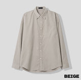 Crease Suede Overfit Shirt