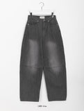 Andian washed parachute denim pants