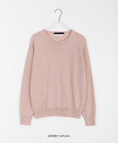 Meldig cashmere color round knit