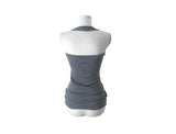 Bleuon Stripe Slim Halter Sleeveless