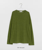 [unisex] Topbert Color Linen Over Long Sleeve Tee - Linen 60