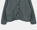 Bor Dot Hood Fleece Fluffy Overfit Jumper