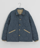 Hinyu Check Reversible Padded Jacket
