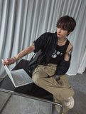 Ruben Two-Pin Tuck Two-Way Chino Pants
