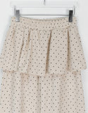 Dehena Banding Dot Velvet Skirt Pants