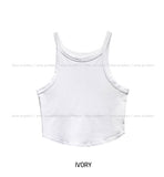 [U-BASIC] Lumi Halter Crop Sleeveless