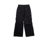 Ashe Nylon Pintuck String Banding Wide Pants