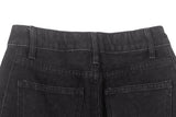 Posin Side Cut Vintage Washing Denim Pants