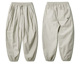 low key banding cool balloon pants