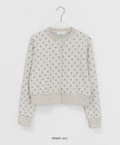 Delinelle Dot Round Cardigan