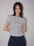 HAZE OFF SHOULDER HALF T