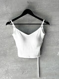 Backless Strap Padded Sleeveless