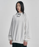 Raglan High Neck Arch Logo Sweatshirt