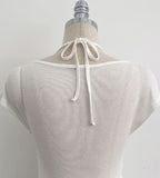Soel Halterneck Layered Cap Sleeve T-shirt