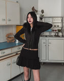 Folding Corduroy Pleated Skirt