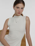 Triple Silver Cutout Necklace S