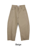 Sehen Curved Wide Cotton Pants