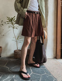 Summer Cooling Half Slacks 3 Colors