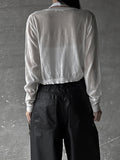 Basic see-through cardigan