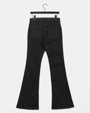 Clun Stripe Span Bootcut Denim Pants