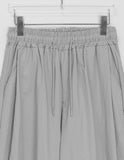 [unisex] Fine Rivet Nylon Banding Wide Pants