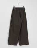 Banding Pin-Tuck Wide Pants