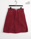 Ronin corduroy cut A-line midi skirt