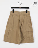 Thames Vintage Cargo Pocket Half-Length Bermuda Pants