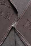 Noxie Pigment Embroidered Two-Way Hood Zip Up