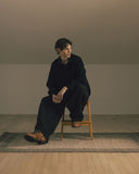 [AG] Paneled Herringbone Washed Balloon Pants