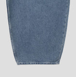Rings Curved Wide Denim Pants