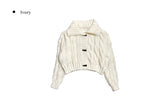 Latte Duffle Collar Knit Cardigan