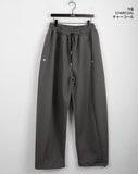 Jude Side Snap Balloon Two-Way Pile Long Wide Jogger Pants