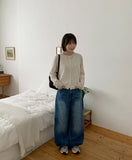 Makyu See-through Summer Round Knit Cardigan