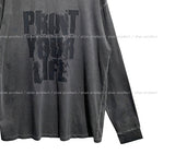 Leff printed oversized fit long sleeves