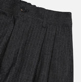 Formal Herringbone Bermuda Denim Pants