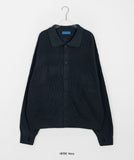 [unisex] Barum Hachi Collar Over Warmer Cardigan