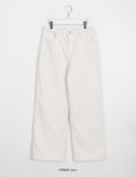 Yves corduroy brushed wide pants