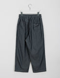 [unisex] Macon pin tuck banding string denim pants