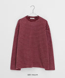 Bodel Fleece Stripe Long Sleeve Tee