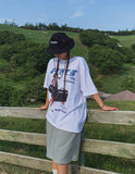 Tear Rivet Double Knee Bermuda Pants