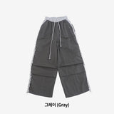 Miffne String Pintuck Line Pants