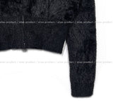 Soft Touch Fur Zip-Up Cardigan