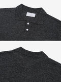 Lebe Boucle Short Sleeve Collar Knit