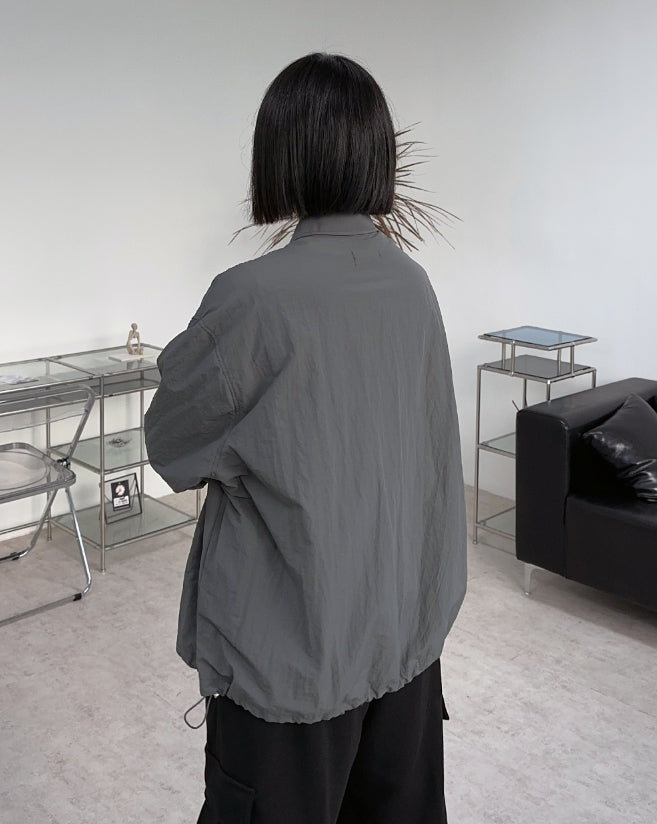 【SATIIIZ】Dozen Nylon String Shirt Jacket SATIIIZ (サティーズ) - ダズンナイロンストリングシャツ