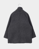 Foru High Neck Turtleneck Midi Coat